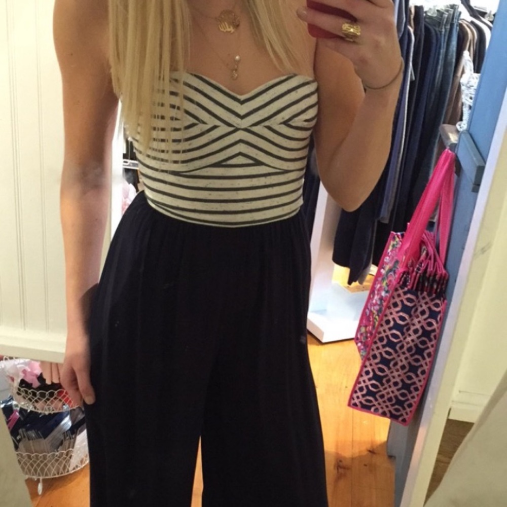 Hutch Strapless Pantsuit - Picture 2 of 7
